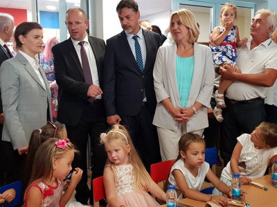 Premijerke Srpske i Srbije otvorile vrtić u Trebinju