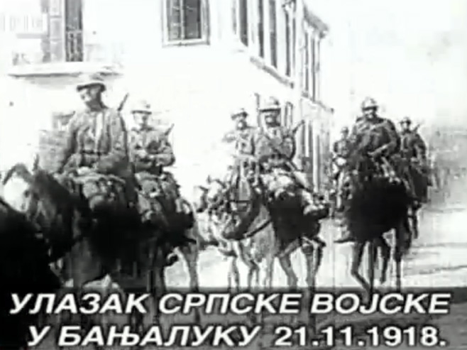 Ulazak srpske vojske u Banjaluku 21.11.1918. god - Foto: RTRS