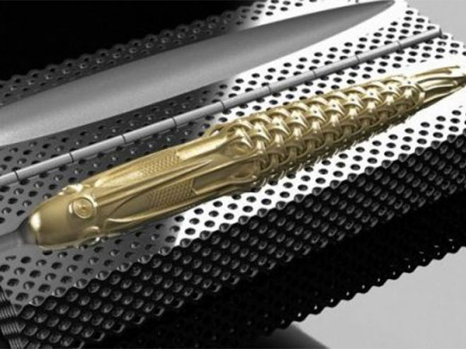 Pogledajte 3D štampanu olovku od čistog zlata - Foto: Screenshot/YouTube