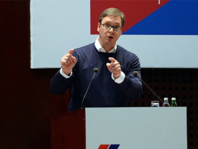 Iz obraćanja Aleksandra Vučića na sednici Glavnog odbora - Foto: TANЈUG