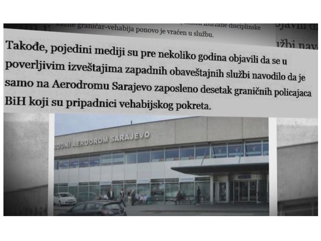 Vehabije na aerodromu Sarajevo - Foto: RTRS