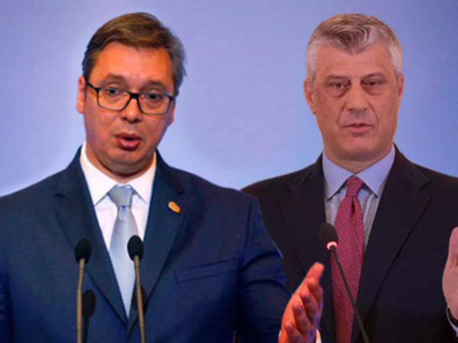 Vučić i Tači - Foto: RTS