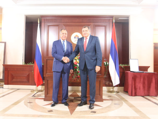 Lavrov i Dodik - Foto: RTRS