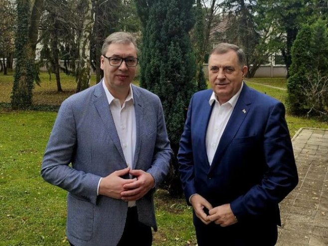 Milorad Dodik i Aleksandar Vučić (Foto: instagram.com/buducnostsrbijeav/) - 