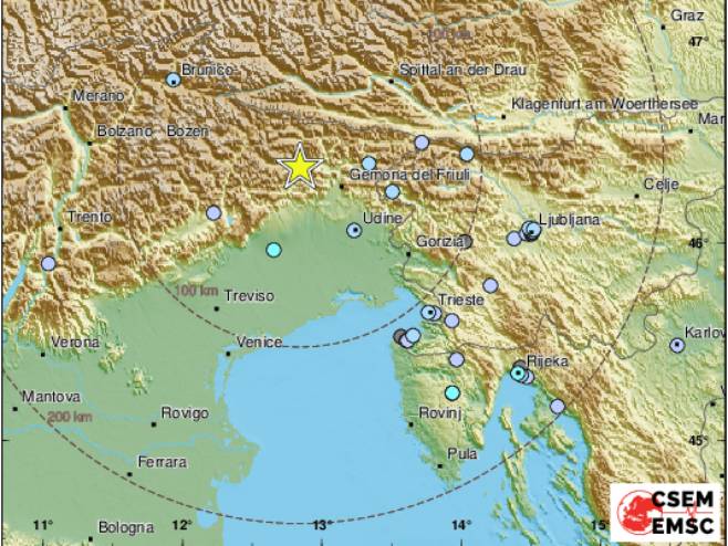 Zemljotres od 4,7 stepeni na sjeveru Italije (FOTO)