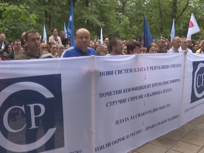 Povodom Prvog maja - u Banjaluci okupljanje 15 granskih sindikata (VIDEO)
