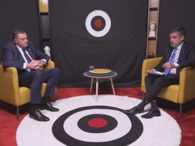 Dodik intervju za Francusku televiziju - Foto: Screenshot